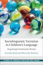 Télécharger le livre :  Sociolinguistic Variation in Children's Language