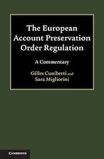 Télécharger le livre :  The European Account Preservation Order Regulation