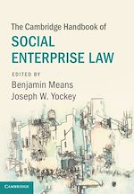 Download this eBook The Cambridge Handbook of Social Enterprise Law