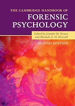 Télécharger le livre :  The Cambridge Handbook of Forensic Psychology