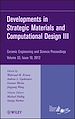 Télécharger le livre :  Developments in Strategic Materials and Computational Design III, Volume 33, Issue 10
