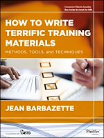 Télécharger le livre :  How to Write Terrific Training Materials