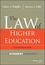 Télécharger le livre :  The Law of Higher Education, 5th Edition