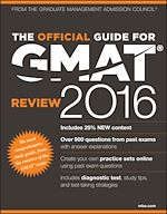 Télécharger le livre :  The Official Guide for GMAT Review 2016 with Online Question Bank and Exclusive Video