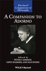 Télécharger le livre :  A Companion to Adorno