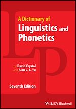 Télécharger le livre :  A Dictionary of Linguistics and Phonetics