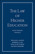 Télécharger le livre :  The Law of Higher Education, A Comprehensive Guide to Legal Implications of Administrative Decision Making