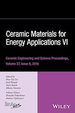 Télécharger le livre :  Ceramic Materials for Energy Applications VI, Volume 37, Issue 6