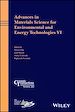 Télécharger le livre :  Advances in Materials Science for Environmental and Energy Technologies VI