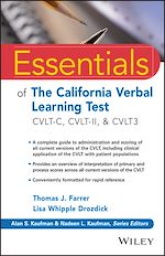 Télécharger le livre :  Essentials of the California Verbal Learning Test