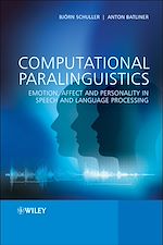 Télécharger le livre :  Computational Paralinguistics