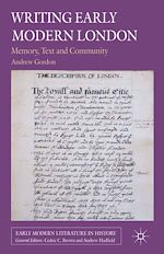 Télécharger le livre :  Writing Early Modern London