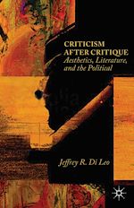 Télécharger le livre :  Criticism after Critique
