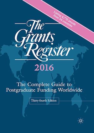 Téléchargez le livre :  The Grants Register 2016
