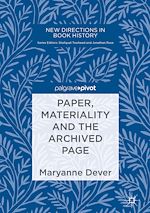 Télécharger le livre :  Paper, Materiality and the Archived Page