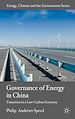 Télécharger le livre :  The Governance of Energy in China
