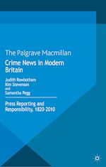 Télécharger le livre :  Crime News in Modern Britain