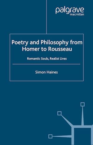 Téléchargez le livre :  Poetry and Philosophy from Homer to Rousseau