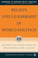 Télécharger le livre :  Beliefs and Leadership in World Politics