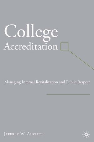 Téléchargez le livre :  College Accreditation