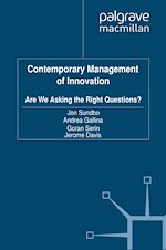 Télécharger le livre :  Contemporary Management of Innovation