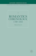 Télécharger le livre :  A Romantics Chronology, 1780-1832