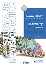 Télécharger le livre :  Cambridge IGCSE™ Chemistry Study and Revision Guide Third Edition