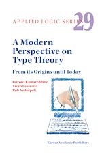 Télécharger le livre :  A Modern Perspective on Type Theory