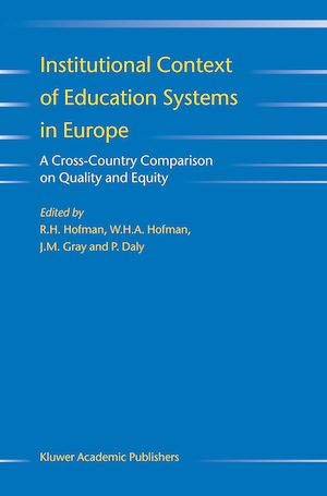 Téléchargez le livre :  Institutional Context of Education Systems in Europe