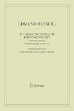 Télécharger le livre :  The Basic Problems of Phenomenology