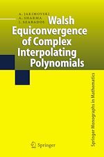 Télécharger le livre :  Walsh Equiconvergence of Complex Interpolating Polynomials
