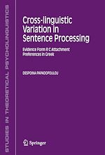Télécharger le livre :  Cross-linguistic Variation in Sentence Processing