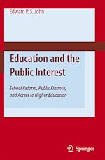 Télécharger le livre :  Education and the Public Interest