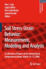 Télécharger le livre :  Soil Stress-Strain Behavior: Measurement, Modeling and Analysis