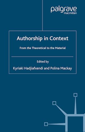 Téléchargez le livre :  Authorship in Context