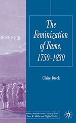 Télécharger le livre :  The Feminization of Fame 1750-1830