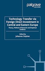 Télécharger le livre :  Technology Transfer via Foreign Direct Investment in Central and Eastern Europe