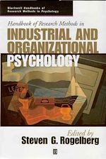Télécharger le livre :  Handbook of Research Methods in Industrial and Organizational Psychology