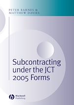 Télécharger le livre :  Subcontracting Under the JCT 2005 Forms