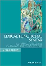 Télécharger le livre :  Lexical-Functional Syntax