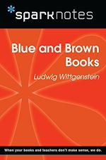 Download this eBook Blue and Brown Books (SparkNotes Philosophy Guide)