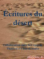 Télécharger le livre :  Ecritures du désert