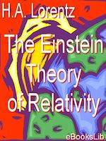 Download this eBook The Einstein Theory of Relativity