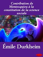 Download this eBook Contribution de Montesquieu à la constitution de la science sociale