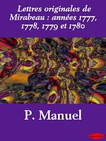 Télécharger le livre :  Lettres originales de Mirabeau : années 1777, 1778, 1779 et 1780