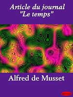 Download this eBook Article du journal "Le temps"