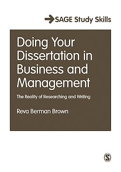 Télécharger le livre :  Doing Your Dissertation in Business and Management