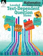 Download this eBook Leveled Text-Dependent Question Stems: Mathematics Problem Solving