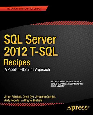 Téléchargez le livre :  SQL Server 2012 T-SQL Recipes