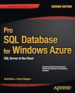 Download this eBook Pro SQL Database for Windows Azure